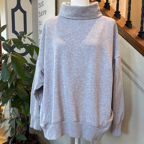 aerie Sweaters - Aerie oversized Gray Turtleneck Sweater